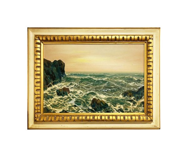 Angelo Maria Armao: marina, olio su tavoletta - Immagine principale
