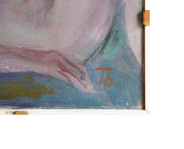 Giuseppe Tortorelli “Beppe To”: dipinto “I figli dei fiori” - Particolare della firma