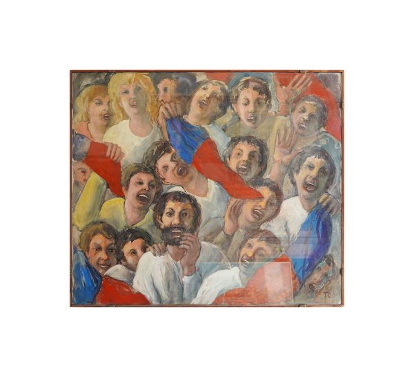 Giuseppe Tortorelli: “Tifo”, olio su tela - Immagine principale Giuseppe Tortorelli: “Tifo”, olio su tela - Immagine principale