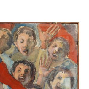 Giuseppe Tortorelli: “Tifo”, olio su tela - Particolare dell'opera