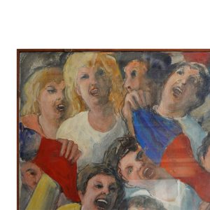 Giuseppe Tortorelli: “Tifo”, olio su tela - Particolare dell'opera