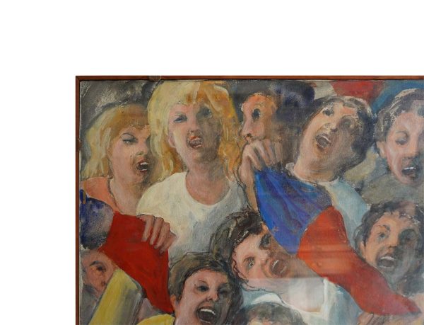 Giuseppe Tortorelli: “Tifo”, olio su tela - Particolare dell'opera