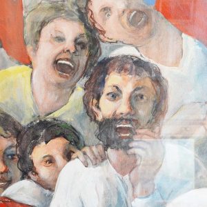 Giuseppe Tortorelli: “Tifo”, olio su tela - Particolare dell'opera