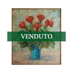 Guido Basso “Ibisco”, olio su tela - Immagine principale - VENDUTO