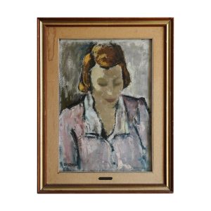 Luigi Bassano “Volto di donna controluce”, olio su tela, 1936 - Immagine principale