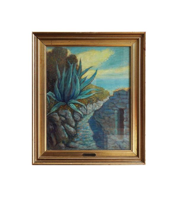 Rodolfo Bellatti “Marina ligure”, olio su tela - Immagine principale
