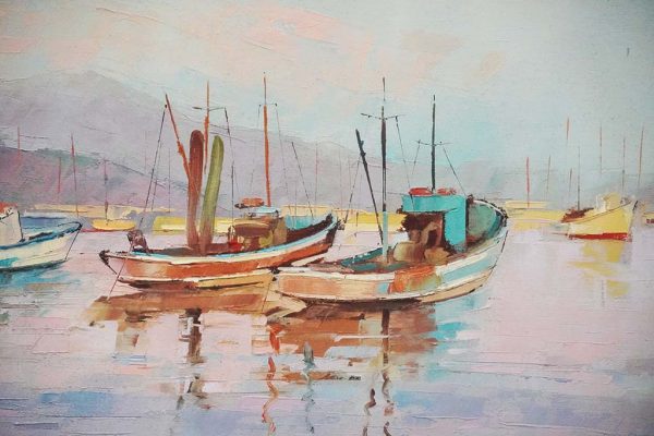Ettore Frana, marina, anni ‘60 - Particolare