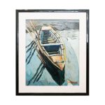 Giorgio Oikonomoy: dipinto ad olio, “Riflessi nel canale” - Immagine principale