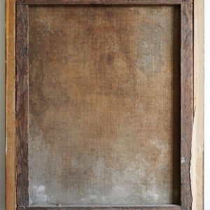 Resurrezione di Cristo: olio su tela, seconda metà del ‘600 - Retro del dipinto