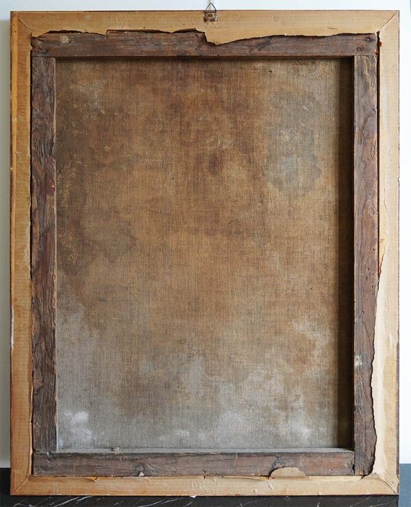 Resurrezione di Cristo: olio su tela, seconda metà del ‘600 - Retro del dipinto
