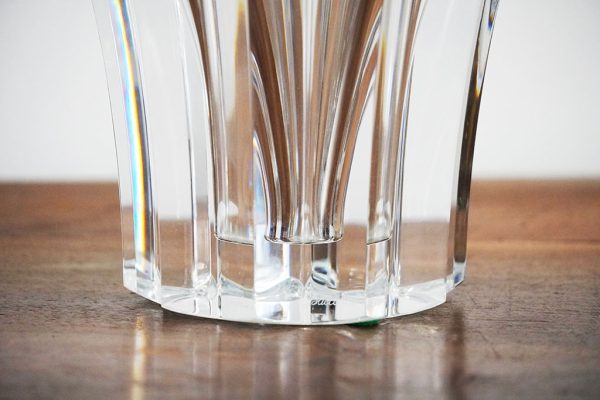 “Brigitte” di Baccarat: vaso in cristallo - Dettaglio della base