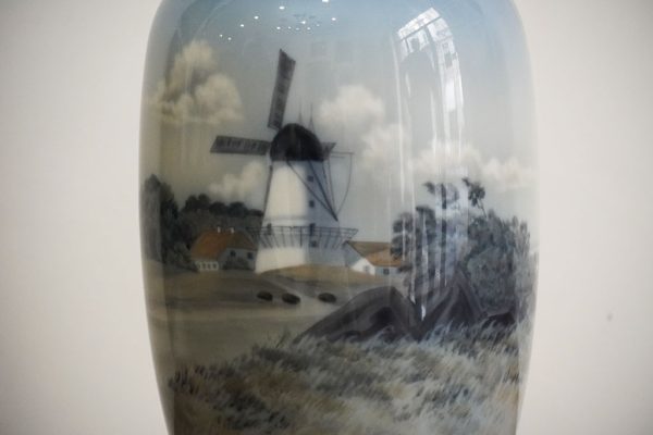 Vaso Royal Copenaghen in porcellana - Dettaglio del mulino