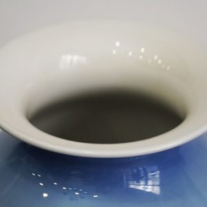 Vaso Royal Copenaghen in porcellana - Particolare del bordo