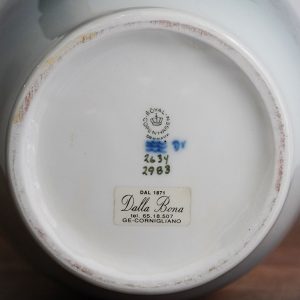 Vaso Royal Copenaghen in porcellana - Base con marchio e numero di serie