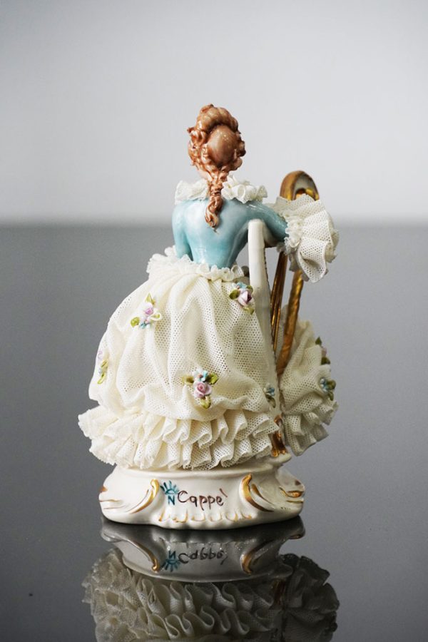 Dama in porcellana di Capodimonte, Giuseppe Cappè - Immagine posteriore