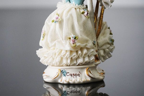 Dama in porcellana di Capodimonte, Giuseppe Cappè - Dettaglio