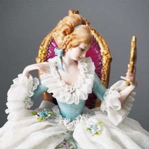Dama in porcellana di Capodimonte di Giuseppe Cappè - immagine 7